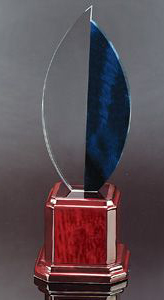 Curvature Flame Award (13"x4"x4")